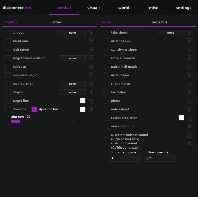 Rust Disconnect Internal