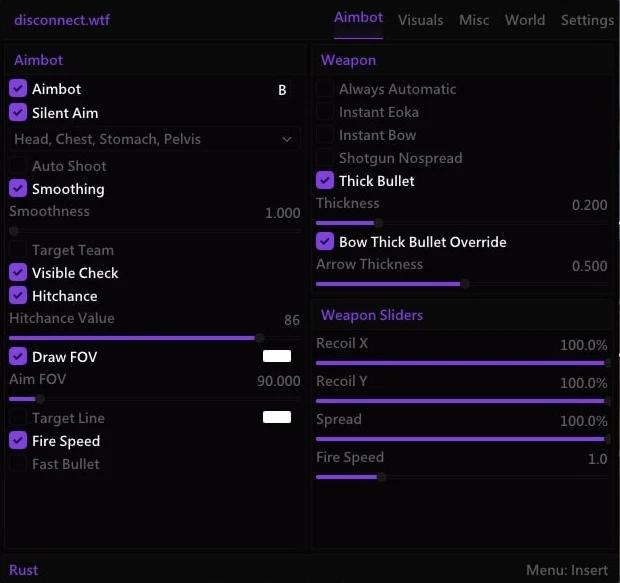 Rust Disconnect External